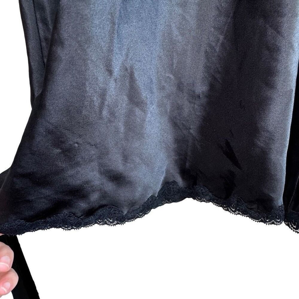 Vintage‎ Charteuse Black Slip Women’s Size Large - Picture 7 of 9